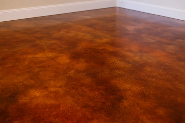 a red epoxy floor from Houston Concrete Contractor in Houston, TX - Concrete Cutting