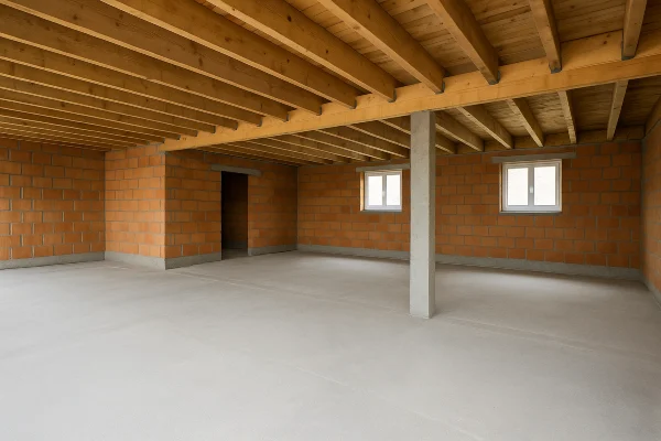 a concrete floor for a new building from Houston Concrete Contractor in Houston, TX - Concrete footings